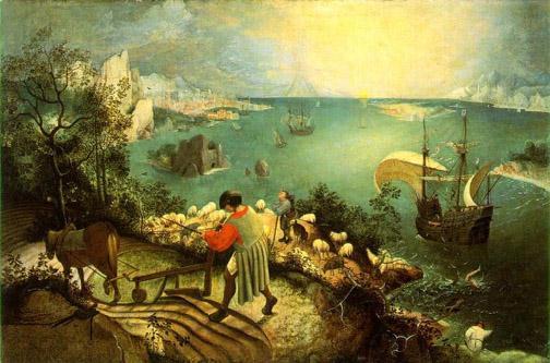 THE FALL OF ICARUS Pieter Brueghel the Elder Musee des Beaux Arts W.H. Auden Landscape With The Fall Of Icarus William Carlos Williams About suffering they were never wrong, The Old Masters; how