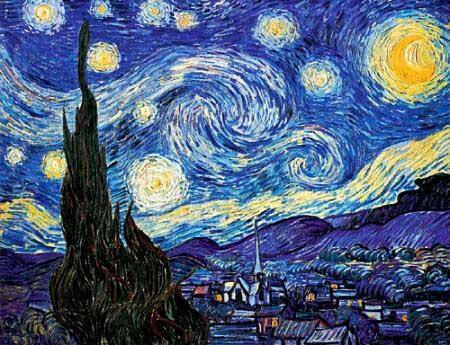 Starry Night Vincent van Gogh,