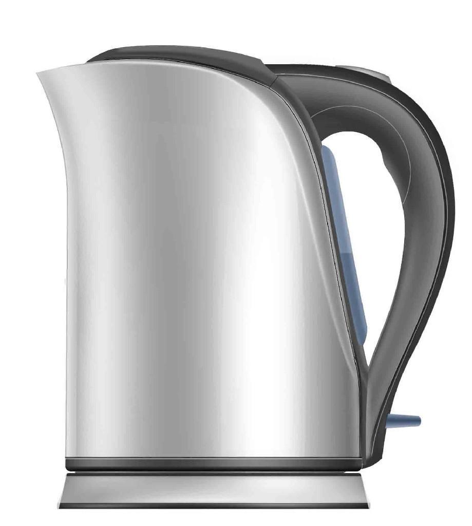 7 *7 An electric kettle is filled to the