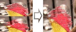 In the interlaced video, combing effect caused by the woven of the two fields becomes one whole frame, see Fig 2. A field has half the vertical resolution (spatial) of a frame.