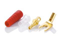 Connectors MPC - Cinch The non-magnetic direct gold plated beryllium copper of this RCA plug guarantees an undistorted signal flow, providing the perfect partner for all RCA