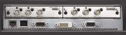 Signal-interface Options BKM-250TG, 3G/HD/SD-SDI Input Adaptor* 3G/HD/SD-SDI signal input (x2) 3G/HD/SD-SDI monitor output (x2) BKM-244CC, HD/SD-SDI Closed Caption Adaptor* HD-SDI/SD-SDI signal input