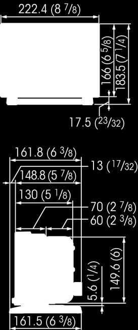 Output impedance: 75 Ω unbalanced Stereo mini jack (x1) 0.5 W (monaural) Stereo mini jack (x1) AC 100 V to 240 V, 0.7 A to 0.4 A, 50/60 Hz DC 12 V, 2.5 A Approx. 36 W (max.