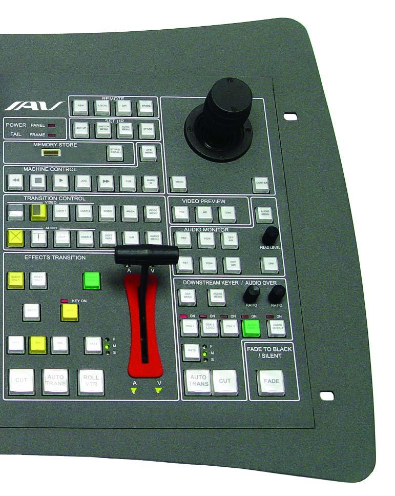 MASTER CONTROL PANEL SAV has paid a particular attention to the ergonomic design of the control panel.