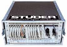 Uncompromising Input Output Flexibility Studer s D21m I/O system forms the heart of all the remote input/output connections and network audio is not restricted to a single transport type audio