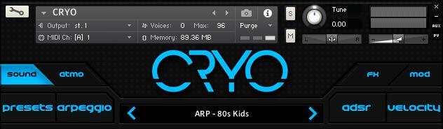 1. installation & requirements cryo requires no additional installation, just simply unzip the downloaded file to the desired folder. cryo needs the full version of kontakt 5.6.