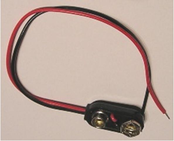 The red wire must go to the + terminal (also marked red ) and the black wire must go to the terminal (also marked black ).