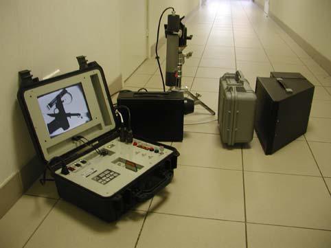 Russian company JSC Spectrum RII (Research Institute of Introscopy) developed mobile X-ray TV complex Ochertanie TV (Contour TV) designed to solve the tasks of terrorism fighting.