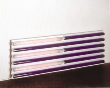 (1990) (fig. 1.6), Flavin explores the effects of ultraviolet light.