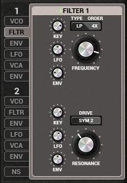 4.2 The Edit View 27 4.2.2 The Filter Module Ultra Analog VA is equipped with two multi-mode filters.