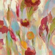 quick reference stock art 21954-18x18 Breezy Floral II $17