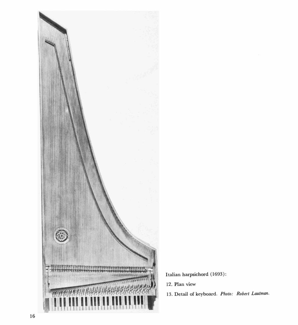 Italian harpsichord (1693): 12.