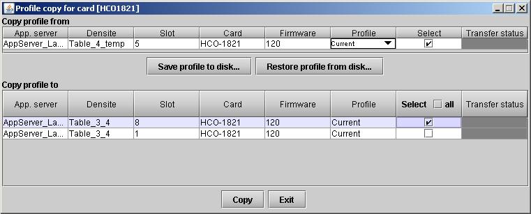 3.5.14 User Presets The User Preset controls allow the user to save and recover all configuration settings on the card. Select any one of the five presets using the pulldown list.