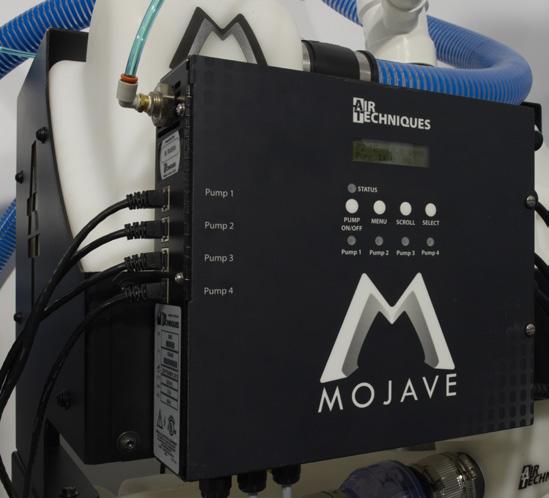 Central Controller System Used with Mojave V15, 2V15, 3V15, 4V15 Mojave s exclusive Master Controller (MMC) automatically adjusts the frequency of the pump(s) to maintain the required vacuum level