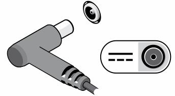 Figura 3. Adaptor de c.a. 2. Conectaţi cablul de reţea (opţional). Figura 4. Conectorul de reţea 3. Conectaţi dispozitive USB, cum ar fi un mouse sau o tastatură (opţional). Figura 5.
