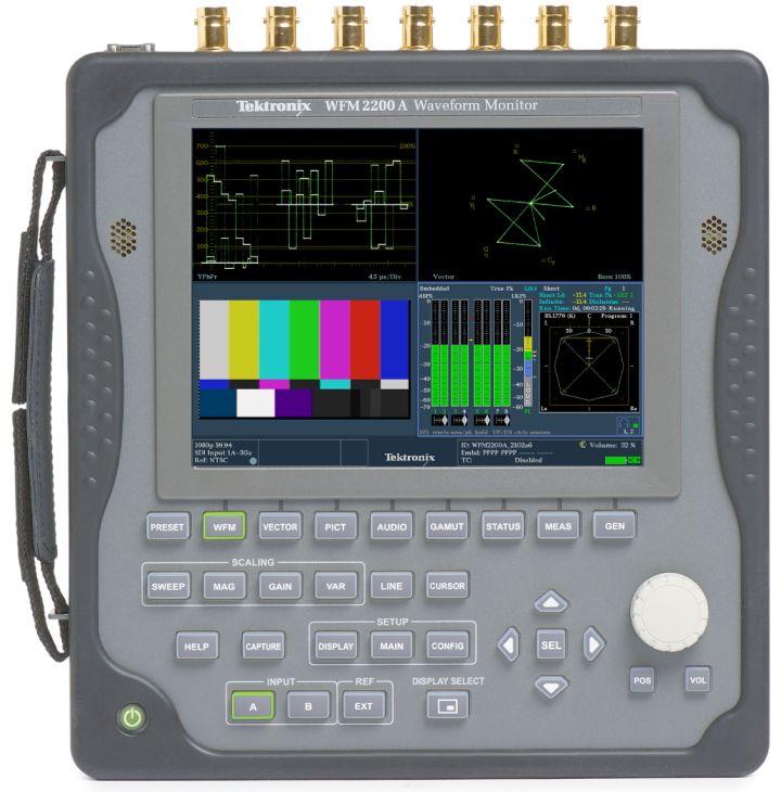 Multiformat, Multistandard Portable Waveform Monitor WFM2200A Datasheet The WFM2200A Portable Video Waveform Monitor provides an ideal solution for video installation and maintenance applications