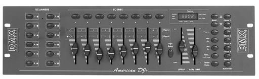 American DJ DMX OPERATOR User Instructions DMX-512 MIDI C A