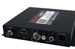 Communications Specialties Fiberlink 3353 User s Manual The Fiberlink 3353 Series converts broadcast quality 3G/HD/SD-SDI transmitted over