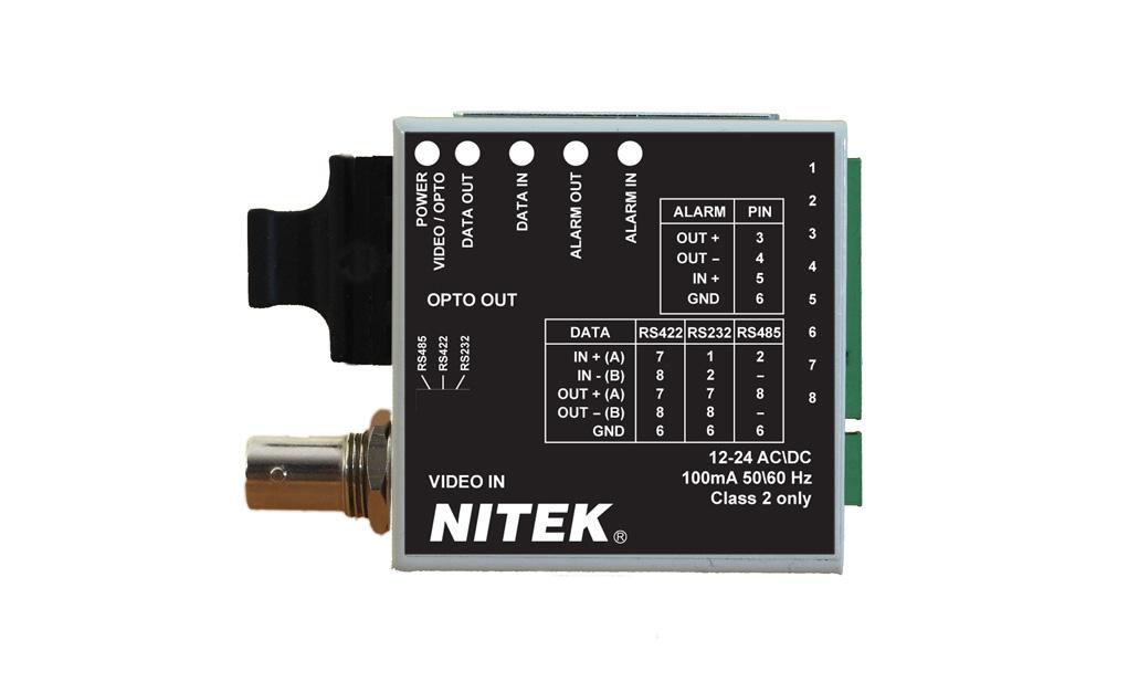 7º Signal to Noise Ratio 67dB, 10 Bit Conversion Video Connection BNC Video Standard NTSC/PAL General Operating Temperature Operating Humidity Power Requirements MTBF Indicators 5º to 160º Fahrenheit