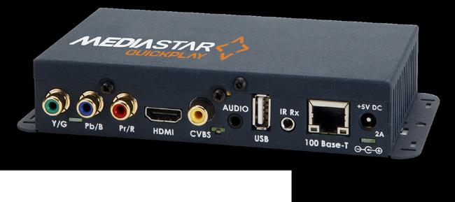 Getting started with MediaStar 780 Quickplay Digital Media Decoder What s in the box 780 unit AC power cord HDMI to HDMI cable The MediaStar 780 QuickPlay decoder is a simple-touse digital signage