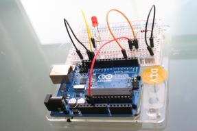 Connection: Arduino to Power Connection: Arduino to Power 9 volt (direct current) from a
