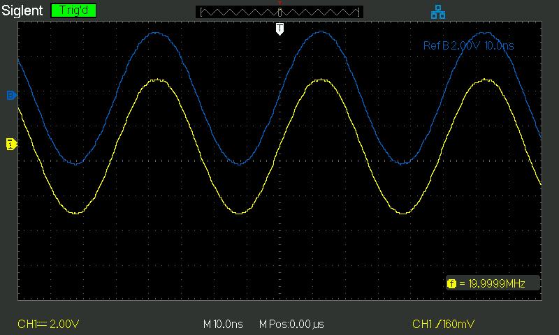 Press the Ref button to display the Reference waveform menu. Picture 2.6-13 Operation step: 1. Press the REF menu button to display the Reference waveform menu. 2. Press the Source option button to select input signal channel.