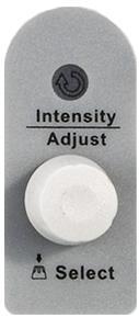 Universal Knob 1. Adjust the waveform intensity In non-menu-operation mode, (menu is hidden), turn this knob to adjust waveform intensity (0% ~ 100%).