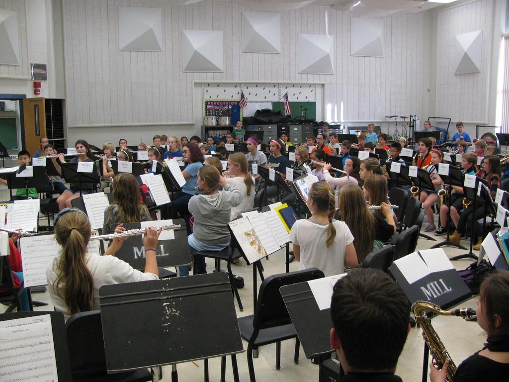 A Dynamic Program Roughly 85% of district 4th graders play an instrument 40+% of the student body continue in band and orchestra at the middle and high school level, which is 20% higher than the