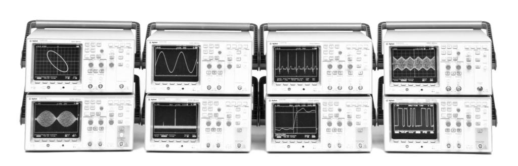 Agilent 54600-Series Oscilloscopes Data Sheet 60/100/150/500 MHz bandwidth models with 2 or 4 channels Easy-to-use analog front panel Fast, responsive display Automatic measurements Pretrigger