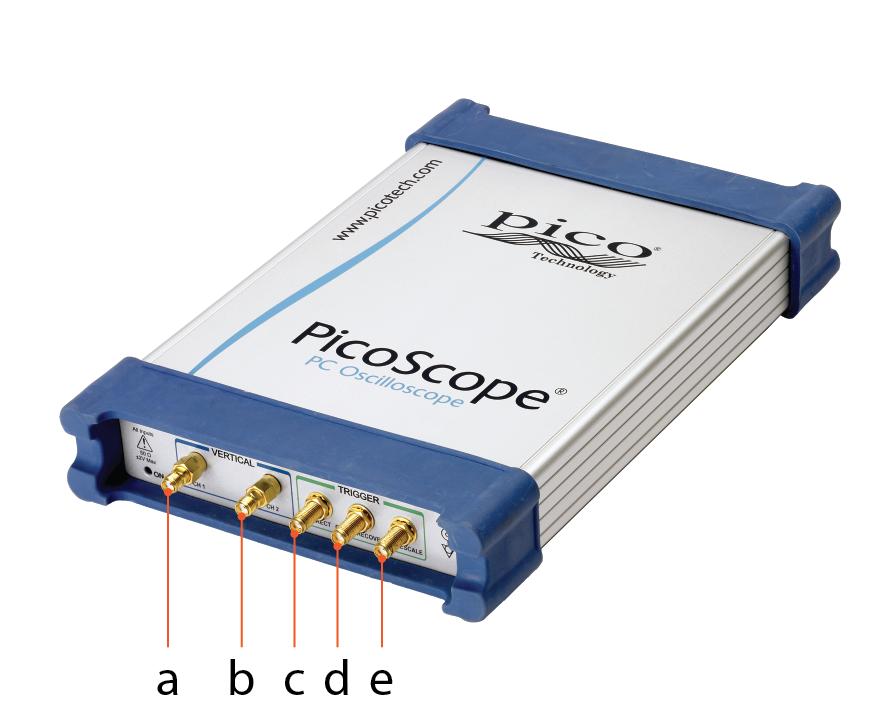 PicoScope 9200 Series User's Guide 3.3 13 Connections Standard oscilloscope connectors The PicoScope 9000A Series PC Sampling Oscilloscopes have SMA oscilloscope connectors.