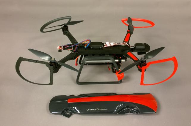 Sky Rider drone Check list Pre flight checks and tests Tail LED color codes Blue steady -> Radiocontrol is linked to the receiver. Blue flashing -> Headless mode On.
