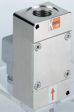 No Straight Run Requirements Can Be Mounted in Any Orientation Compact, Economical Design 02/08-2014 KOBOLD companies