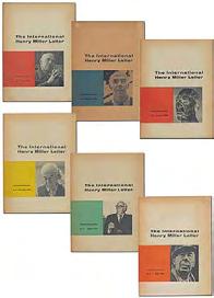 The International Henry Miller Letter, No. 1, June 1961; No. 2, December 1961; No. 3, August 1962; No. 4, December 1962; No. 5, August 1963; No. 6, April 1964.