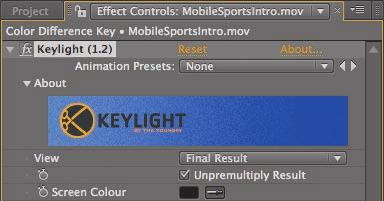 Key out a background with the Keylight effect There are many ways to pull a key in After Effects.