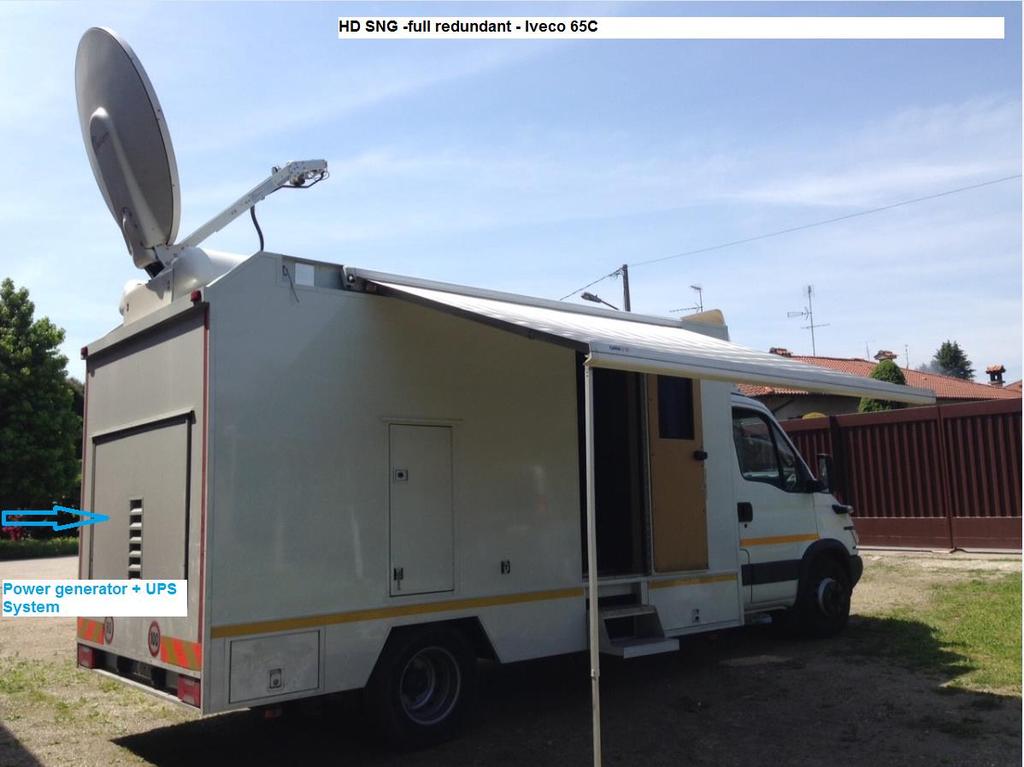 Used HD/SD SNG van Iveco 65C In perfect condition HD Encoder/Decoders on request For sale!