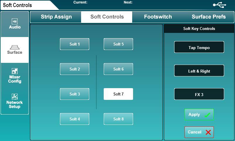 12.4 SoftKeys/SoftRotaries SoftKeys and SoftRotaries (SQ-6) allow you to customise surface controls of the SQ.