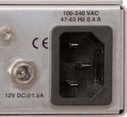 Installation Power Connections The CVR700 unit has an IEC320 mains power connector suitable for a standard IEC type power.