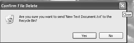 Rezolvare: 1. Clic cu butonul drept al mouse-ului pe suprafaţa desktop şi alegeţi Nou (New), urmat de Document text (Text Document). 2. Remarcaţi numele noului document dar nu-l modificaţi. 3.