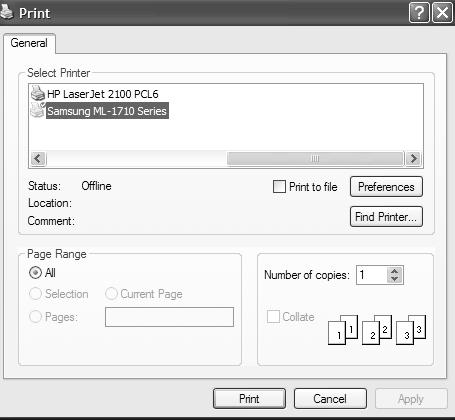 7.2. Tipărirea documentelor Tipărirea documentelor are loc în urma unei comenzi de tipărire pentru care trebuie indicată imprimanta folosită.