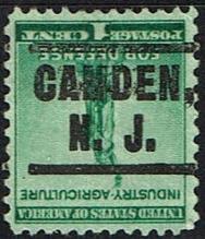 As can be seen in the two examples to the right, they look like errant blobs of ink on the stamp. Some nail heads are perfectly round; many are not.