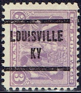 Off-center: An off-center precancel impression could be skewed to the left or right side of the stamp or towards the top or bottom or to both one side and the top or bottom. See also Centering.