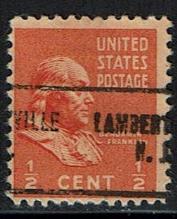 Return to Bicentennial Precancels. Split Precancel: A stamp with a split precancel has parts of two different impressions, neither of which is entirely on the stamp.