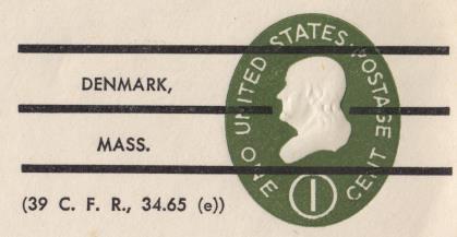 At one time covers that contained precancel stamps were required to include a preprinted or handstamped citation of the P.L.&R. that allowed the use of the precancel.