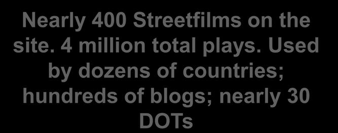 400 Streetfilms on the site.