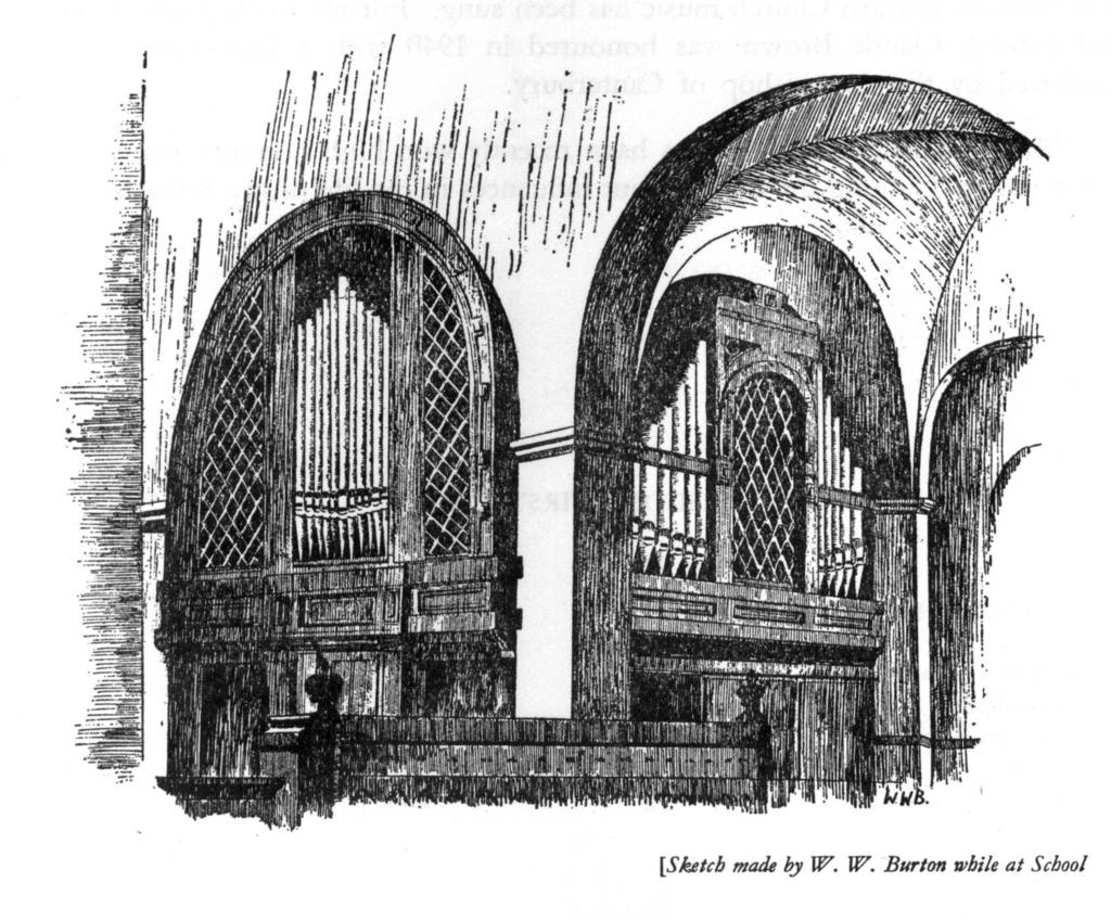 History of the Memorial Chapel Organ In the years following the dedication of the War Memorial Chapel on the Eve of All Saints in 1926, the Chapel was without an organ.