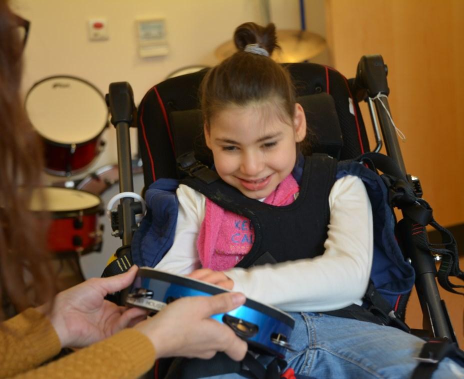 At our hospices we use music therapy to help very sick children and their families