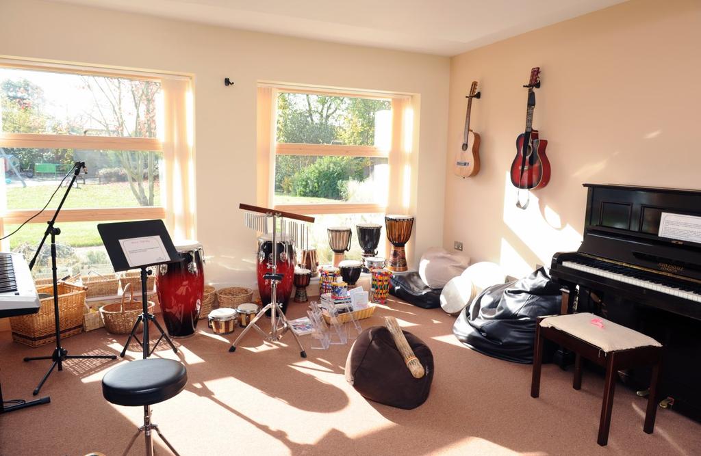 Music Therapy room A peek inside our music therapy room... Shooting Star Chase has a music room at both hospices, used for fun times and music therapy sessions.