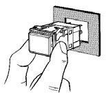 Mounting and Barrier Mounting When the Switch, push it into the panel cutout from the front of the panel by holding it