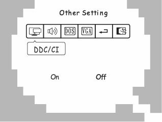 OSD-Setting (Ill.: OSD menu - options) OSD h position Adjust the horizontal position of the OSD. OSD v position Adjust the vertical position of the OSD.