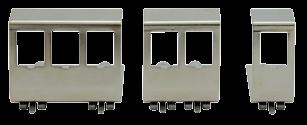 Industrial System DIN rail adapters DIN-Rail adapters DIN-Rail adapters DIN-rail plastic adapter for 1 shielded or unshielded CCS